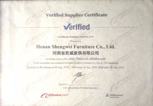 চীন Luoyang Metaniture Trading Co., Ltd. সার্টিফিকেশন